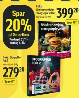 Føtex Spar 20%. på Smartbox tilbud