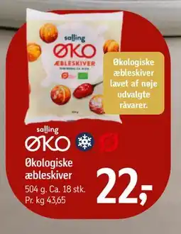 Føtex Økologiske æbleskiver, DKK 22 tilbud