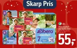 Føtex Libero Comfort eller Up&Go bleer, DKK 55 tilbud