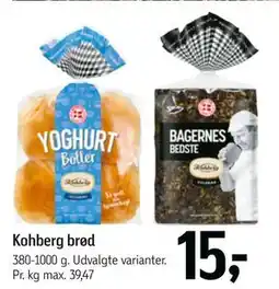 Føtex Kohberg brød, DKK 15 tilbud