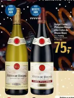 Føtex Guigal Cuvée Philipson Rouge eller Cotes du Rhone Blanc, DKK 75 tilbud