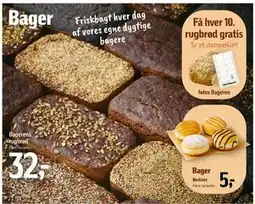 Føtex Bagerens rugbrød, DKK 32 tilbud