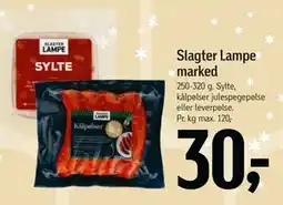 Føtex Slagter Lampe marked, DKK 30 tilbud