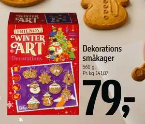Føtex Dekorations småkager, DKK 79 tilbud