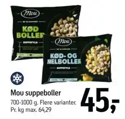 Føtex Mou suppeboller, DKK 45 tilbud
