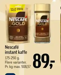 Føtex Nescafé instant kaffe, DKK 89 tilbud