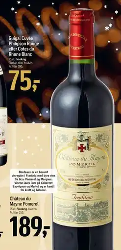 Føtex Château du Mayne Pomerol, DKK 189 tilbud