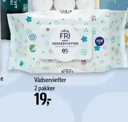 Føtex Vådservietter 2 pakker, DKK 19 tilbud