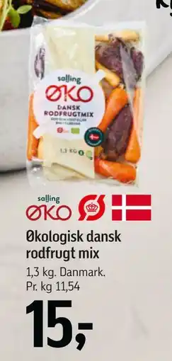 Føtex Økologisk dansk rodfrugt mix, DKK 15 tilbud