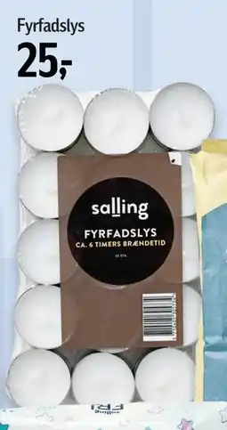 Føtex Fyrfadslys, DKK 25 tilbud