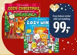 Føtex Cozy luksus vinter eller jul malebog, DKK 99 tilbud