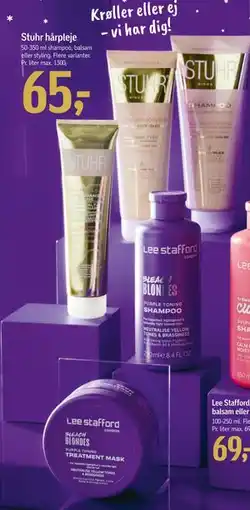 Føtex Stuhr hårpleje, DKK 65 tilbud