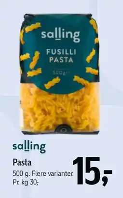 Føtex Pasta, DKK 15 tilbud