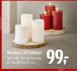 Føtex Windsor LED bloklys, DKK 99 tilbud