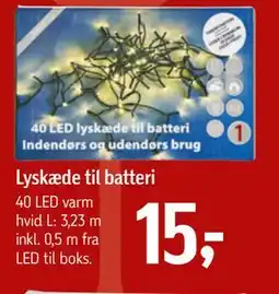 Føtex Lyskæde til batteri, DKK 15 tilbud