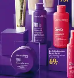 Føtex Lee Stafford shampoo, balsam eller gel, DKK 69 tilbud