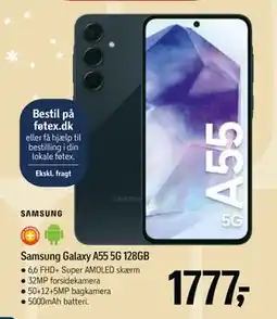 Føtex Samsung Galaxy A55 5G 128GB, DKK 1777 tilbud