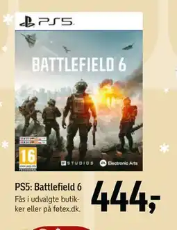 Føtex PS5: Battlefield 6, DKK 444 tilbud
