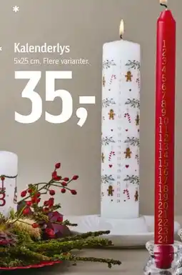 Føtex Kalenderlys, DKK 35 tilbud