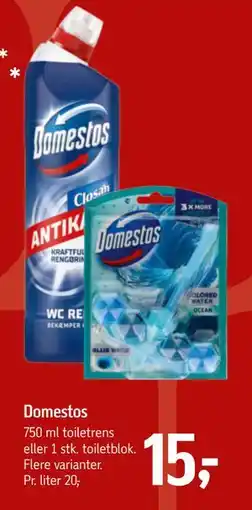 Føtex Domestos, DKK 15 tilbud