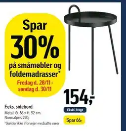 Føtex sidebord, DKK 154 tilbud