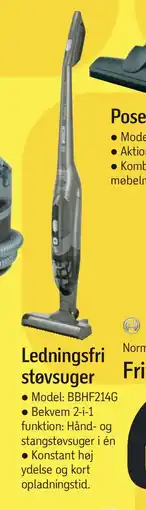 Føtex Ledningsfri støvsuger, DKK 699 tilbud