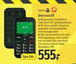 Føtex Doro Leva E11, DKK 555 tilbud