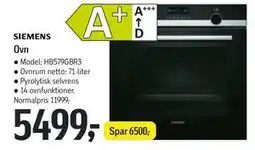 Føtex Ovn, DKK 5499 tilbud