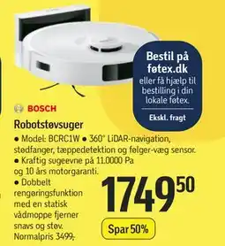 Føtex Robotstøvsuger, DKK 1749.5 tilbud
