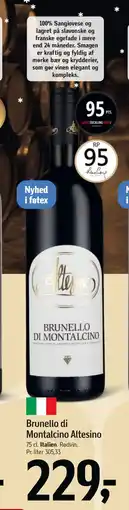 Føtex Brunello di Montalcino Altesino, DKK 229 tilbud