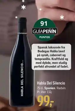 Føtex Habla Del Silencio, DKK 99 tilbud
