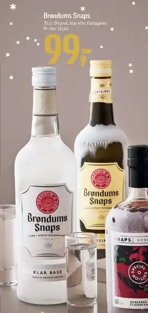 Føtex Brøndums Snaps, DKK 99 tilbud