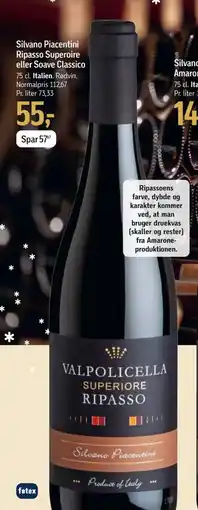 Føtex Silvano Piacentini Ripasso Superoire eller Soave Classico, DKK 55 tilbud