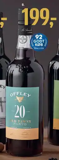 Føtex Offley 20 års Old Tawny, DKK 199 tilbud