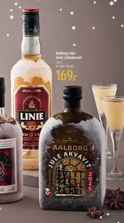 Føtex Aalborg eller Linie Juleakvavit, DKK 169 tilbud