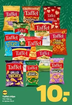 Netto Taffel chips, DKK 10 tilbud