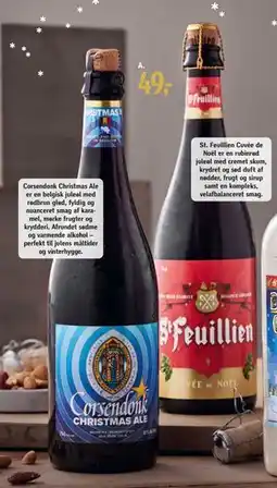 Føtex St. Feuillien Cuvée de Noël eller Corsendonk Christmas Ale, DKK 49 tilbud