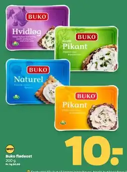 Netto Buko flødeost, DKK 10 tilbud