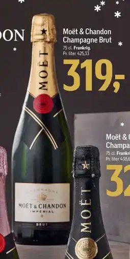 Føtex Moët & Chandon Champagne Brut, DKK 319 tilbud