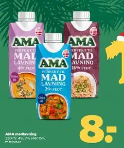 Netto AMA madlavning, DKK 8 tilbud