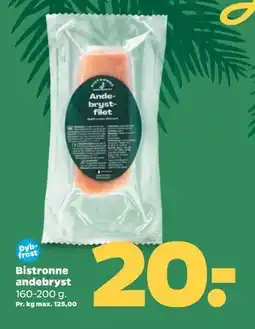 Netto Bistronne andebryst, DKK 20 tilbud