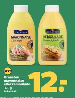Netto Graasten mayonnaise eller remoulade, DKK 12 tilbud