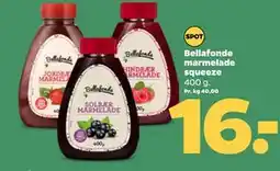 Netto Bellafonde marmelade squeeze, DKK 16 tilbud