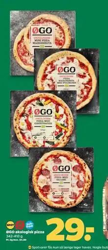 Netto ØGO økologisk pizza, DKK 29 tilbud