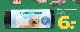 Netto Hund hundeposer, DKK 6 tilbud