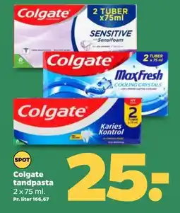 Netto Colgate tandpasta, DKK 25 tilbud