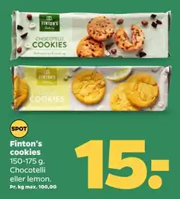 Netto Finton's cookies, DKK 15 tilbud