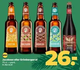 Netto Jacobsen eller Grimbergen øl, DKK 26 tilbud