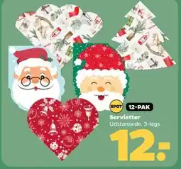 Netto Servietter, DKK 12 tilbud