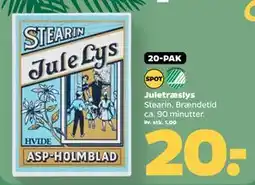 Netto Juletræslys, DKK 20 tilbud